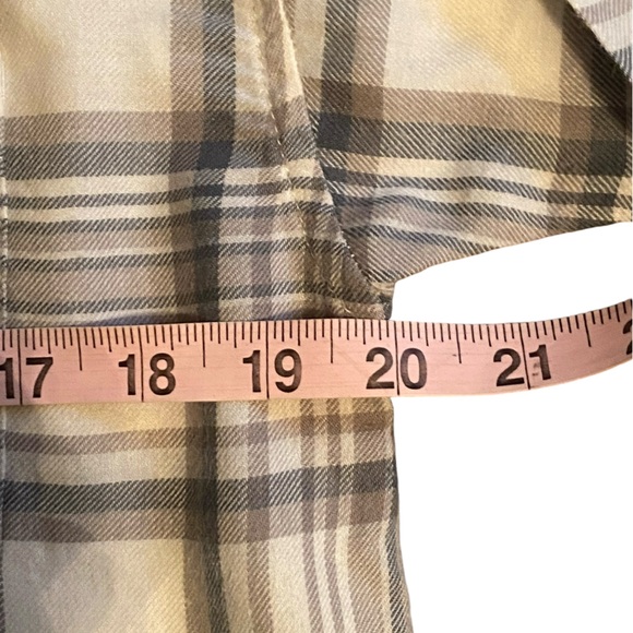 American Eagle Cropped Oversized Flannel Top XXS - Picture 6 of 9